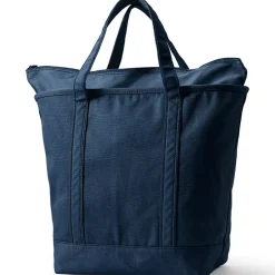Medium 5 Pocket Open Top Canvas Tote Bag