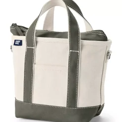 Medium 5 Pocket Open Top Canvas Tote Bag