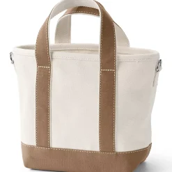 Medium 5 Pocket Open Top Canvas Tote Bag