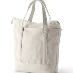 Medium 5 Pocket Open Top Canvas Tote Bag
