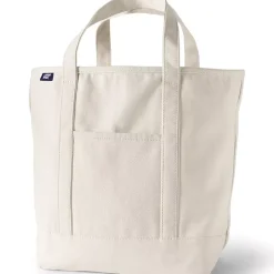 Medium 5 Pocket Open Top Canvas Tote Bag