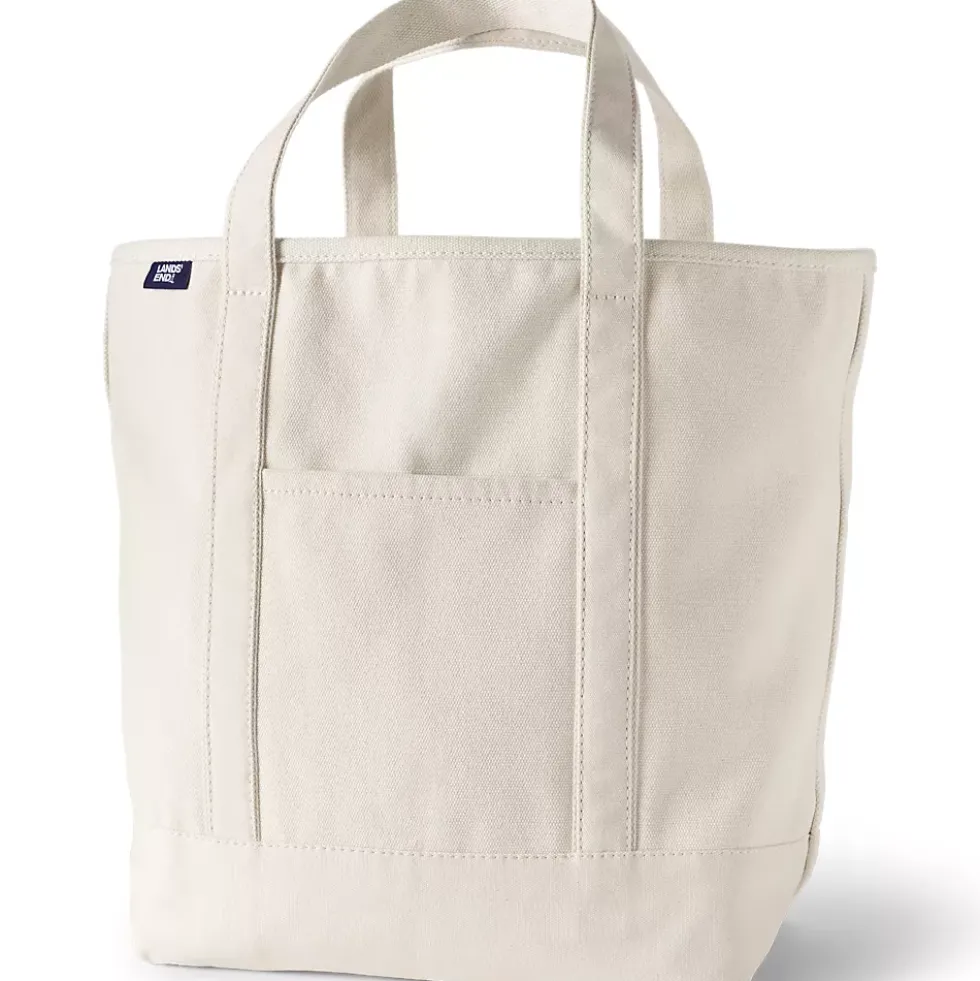 Medium 5 Pocket Open Top Canvas Tote Bag