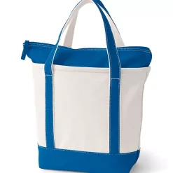 Medium 5 Pocket Open Top Canvas Tote Bag