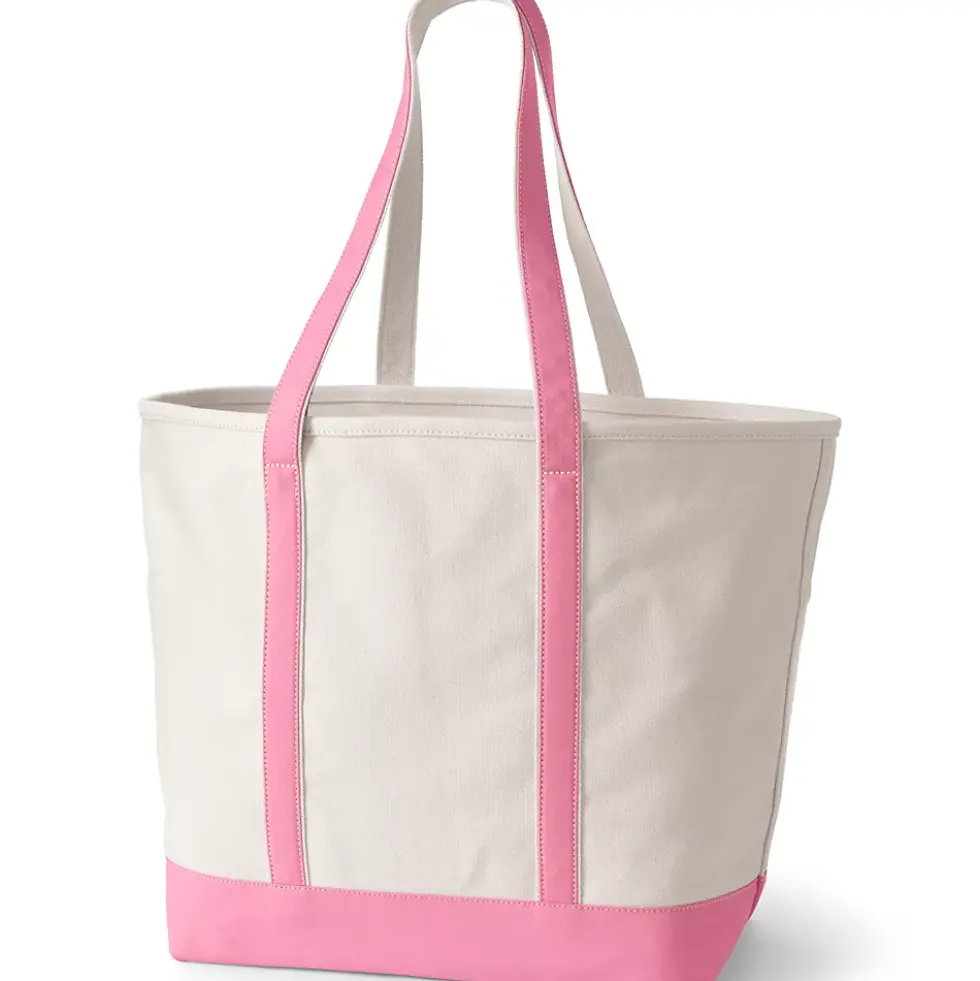 Medium 5 Pocket Open Top Canvas Tote Bag