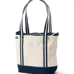 Medium 5 Pocket Open Top Canvas Tote Bag