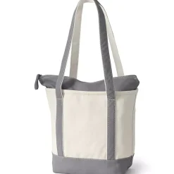 Medium 5 Pocket Open Top Canvas Tote Bag