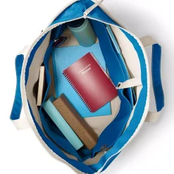 Medium 5 Pocket Open Top Canvas Tote Bag