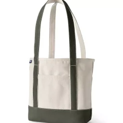 Medium 5 Pocket Open Top Canvas Tote Bag