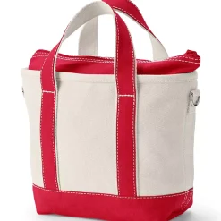 Medium 5 Pocket Open Top Canvas Tote Bag