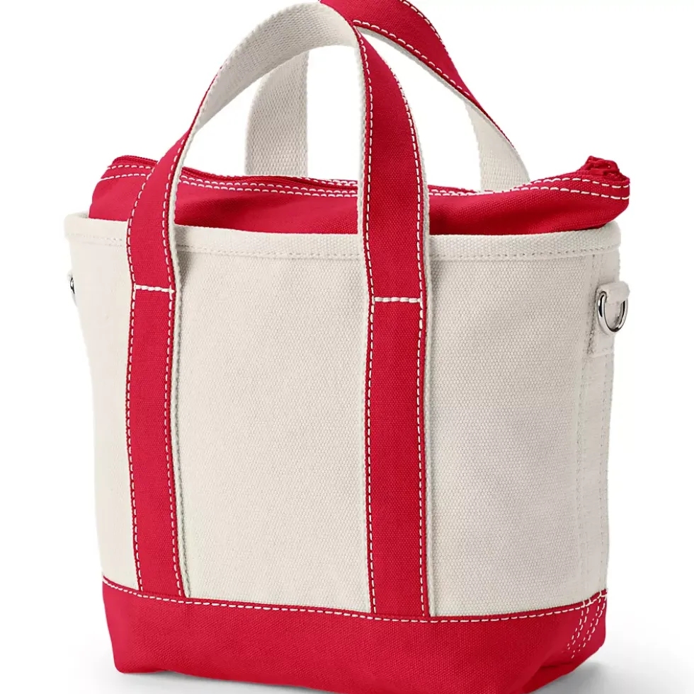 Medium 5 Pocket Open Top Canvas Tote Bag