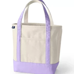 Medium 5 Pocket Open Top Canvas Tote Bag