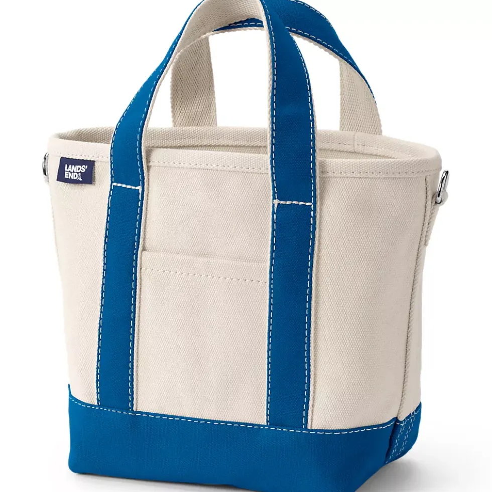 Medium 5 Pocket Open Top Canvas Tote Bag