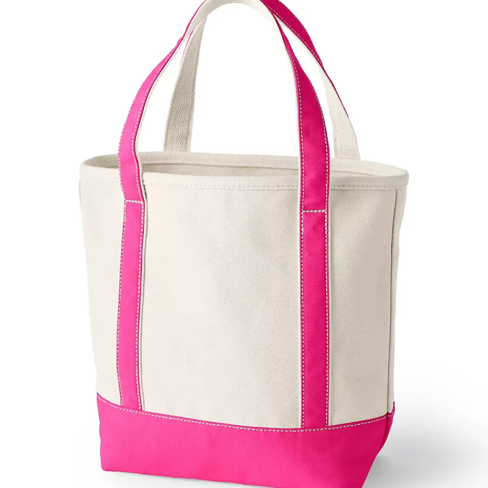 Medium 5 Pocket Open Top Canvas Tote Bag