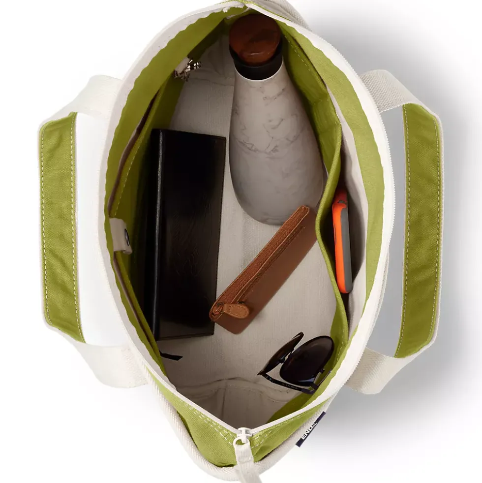 Medium 5 Pocket Open Top Canvas Tote Bag