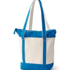 Medium 5 Pocket Open Top Canvas Tote Bag