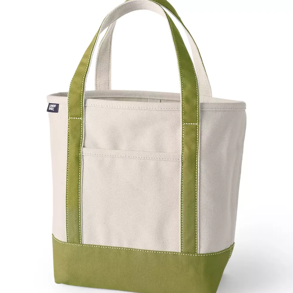 Medium 5 Pocket Open Top Canvas Tote Bag