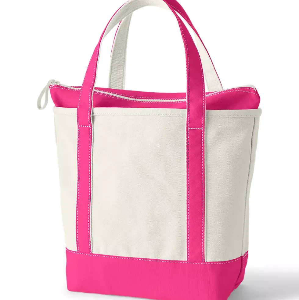 Medium 5 Pocket Open Top Canvas Tote Bag