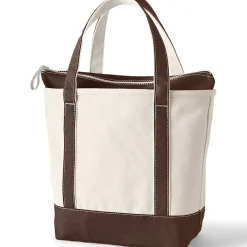 Medium 5 Pocket Open Top Canvas Tote Bag