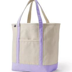 Medium 5 Pocket Open Top Canvas Tote Bag