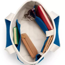Medium 5 Pocket Open Top Canvas Tote Bag