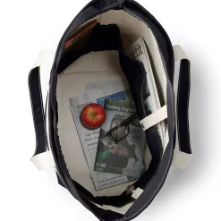 Medium 5 Pocket Open Top Canvas Tote Bag