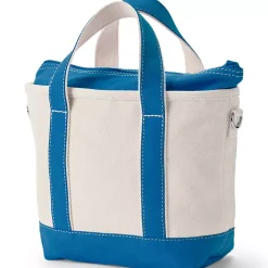 Medium 5 Pocket Open Top Canvas Tote Bag