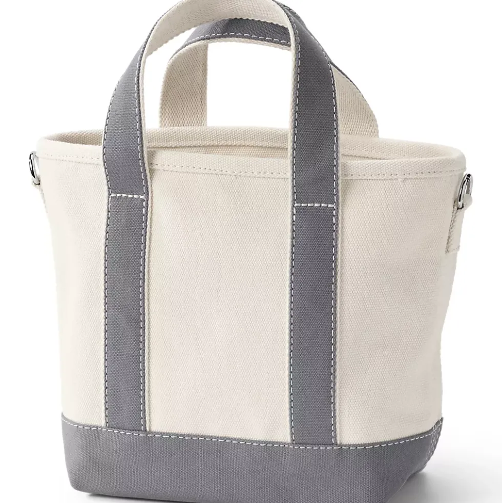 Medium 5 Pocket Open Top Canvas Tote Bag