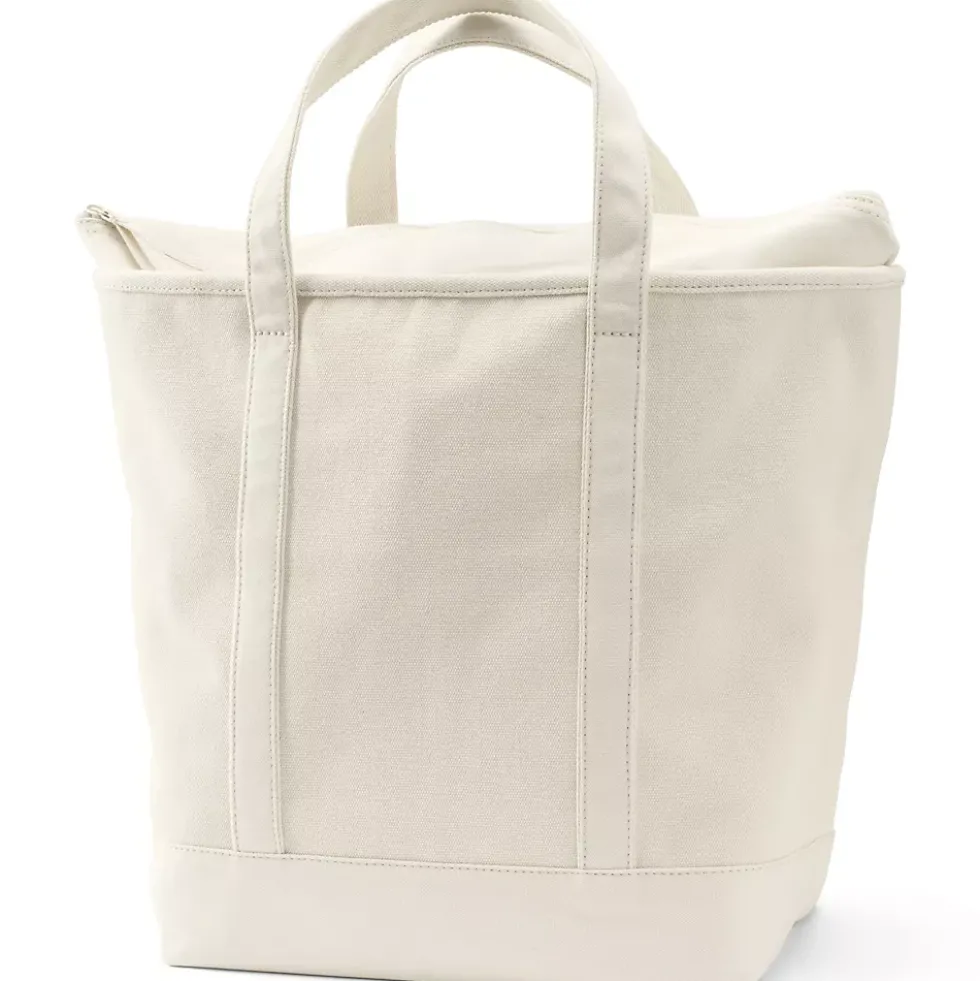 Medium 5 Pocket Open Top Canvas Tote Bag