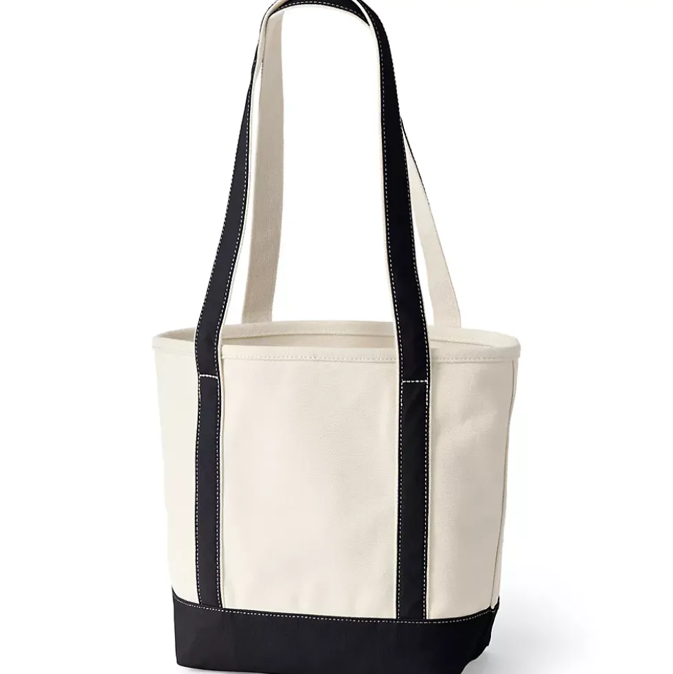 Medium 5 Pocket Open Top Canvas Tote Bag