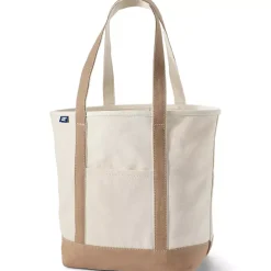 Medium 5 Pocket Open Top Canvas Tote Bag