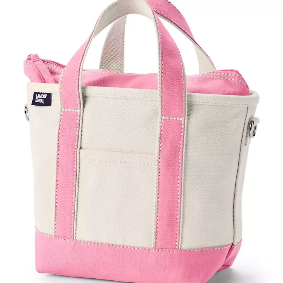 Medium 5 Pocket Open Top Canvas Tote Bag