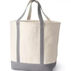 Medium 5 Pocket Open Top Canvas Tote Bag