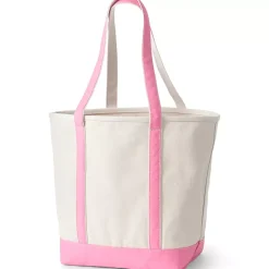 Medium 5 Pocket Open Top Canvas Tote Bag