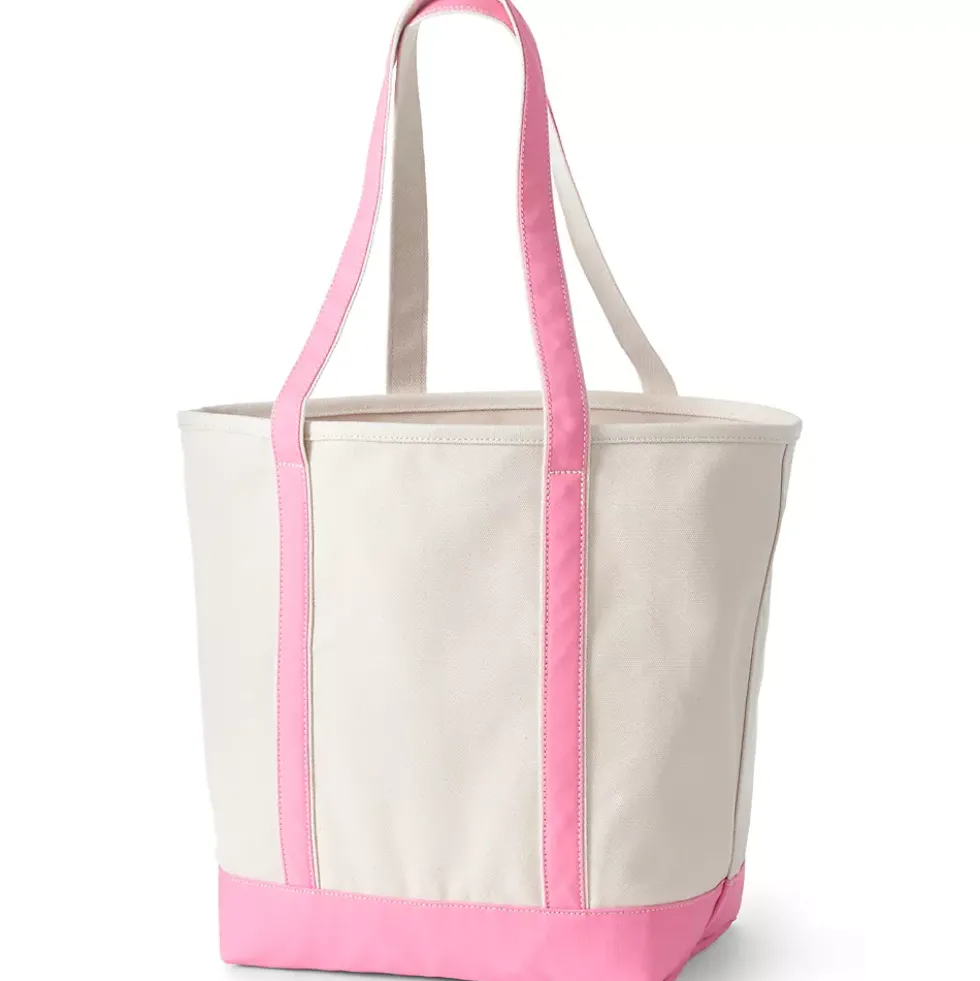 Medium 5 Pocket Open Top Canvas Tote Bag