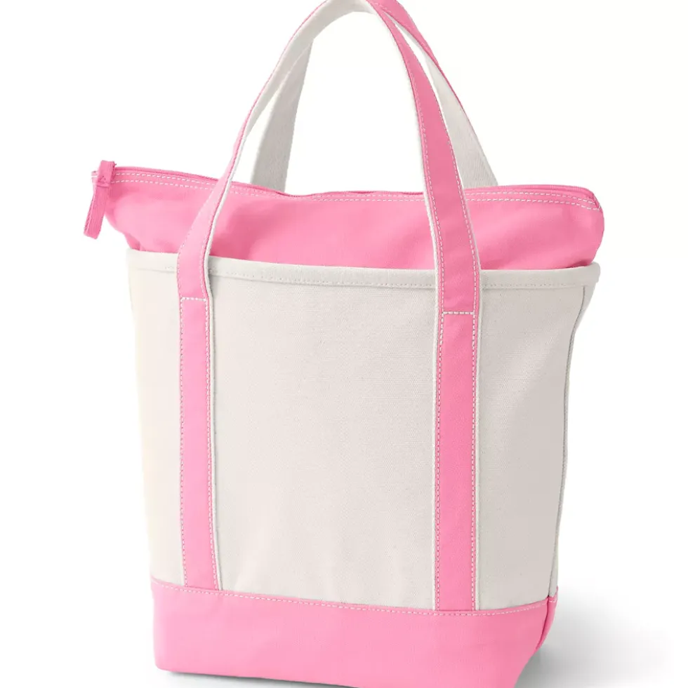 Medium 5 Pocket Open Top Canvas Tote Bag