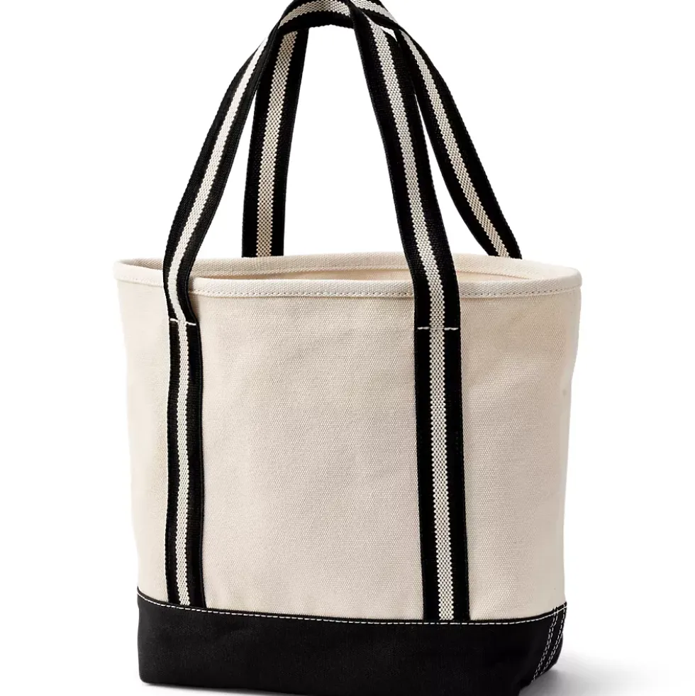 Medium 5 Pocket Open Top Canvas Tote Bag