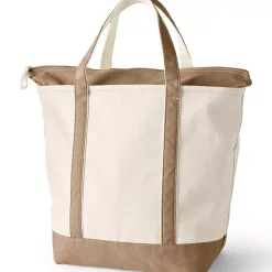 Medium 5 Pocket Open Top Canvas Tote Bag