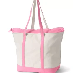 Medium 5 Pocket Open Top Canvas Tote Bag