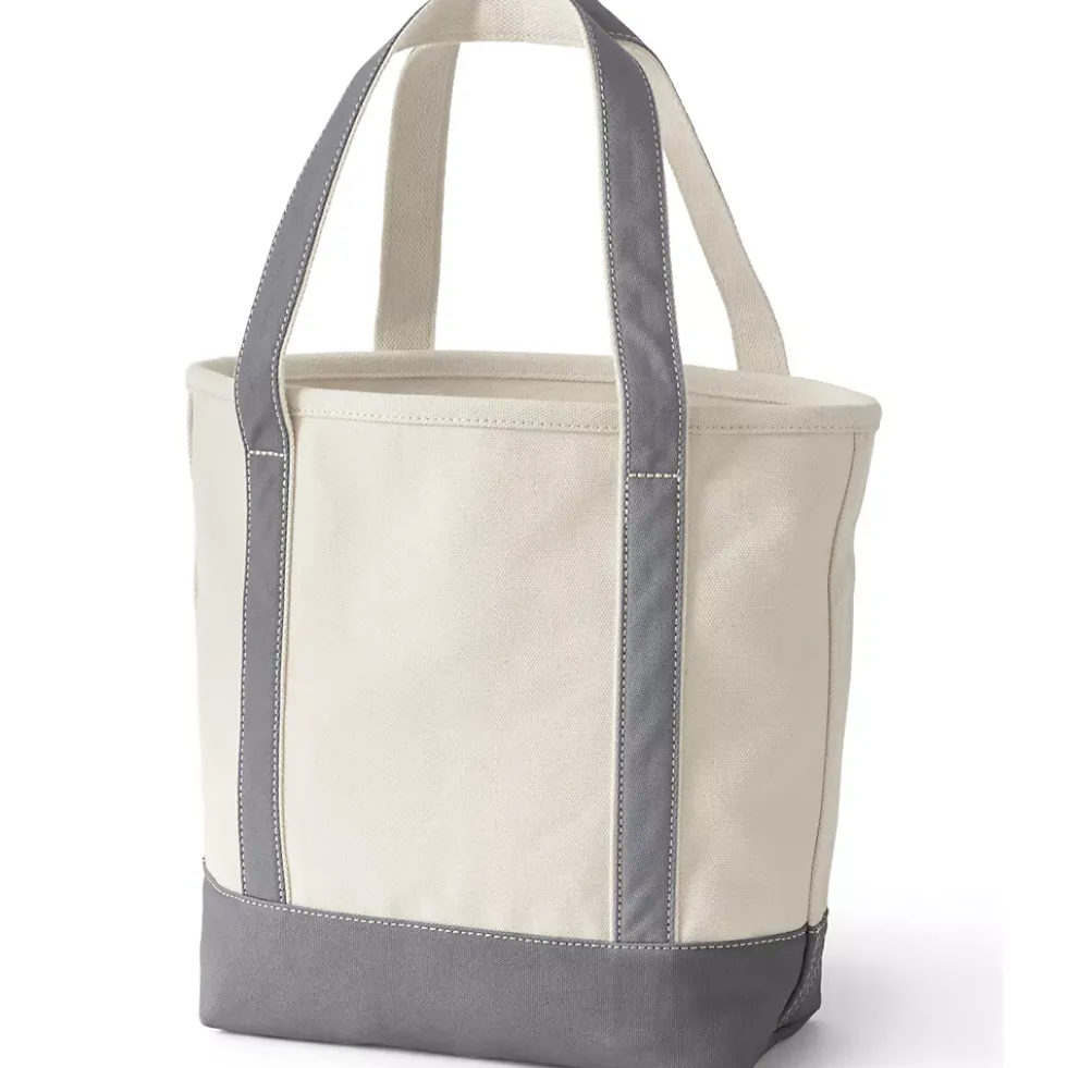 Medium 5 Pocket Open Top Canvas Tote Bag