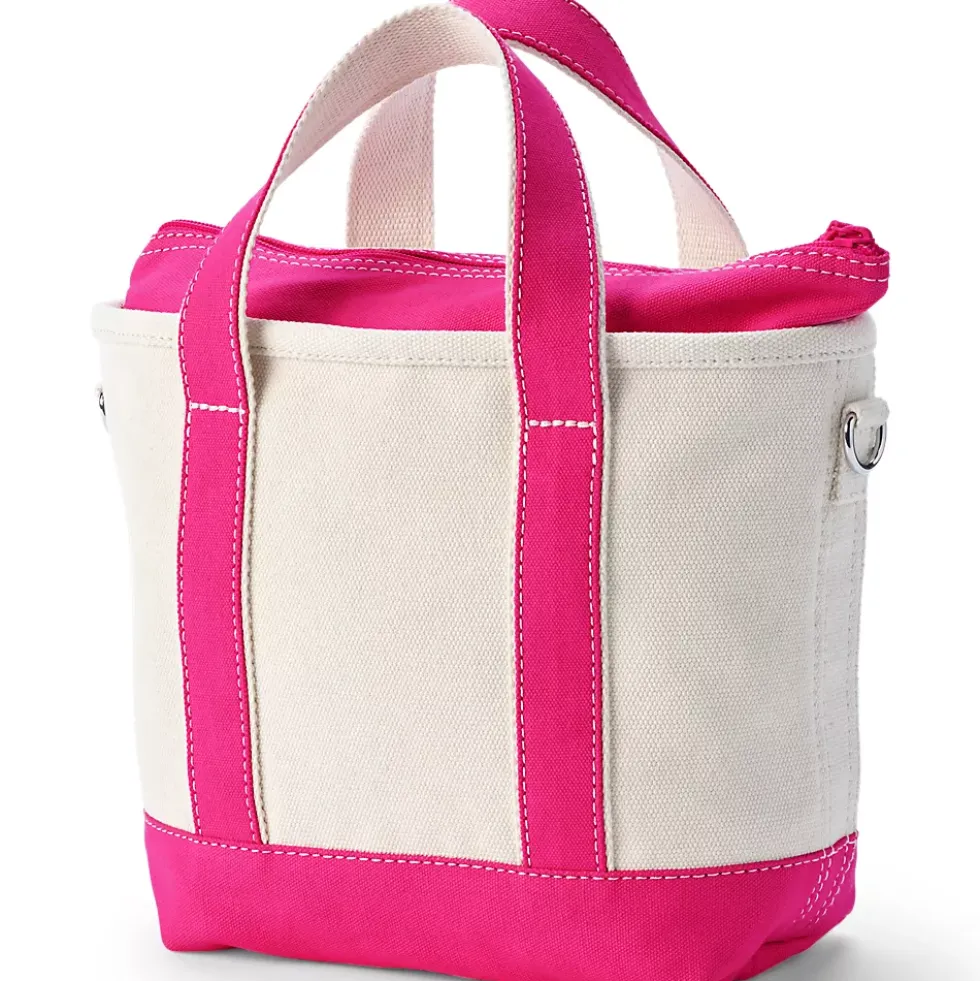 Medium 5 Pocket Open Top Canvas Tote Bag