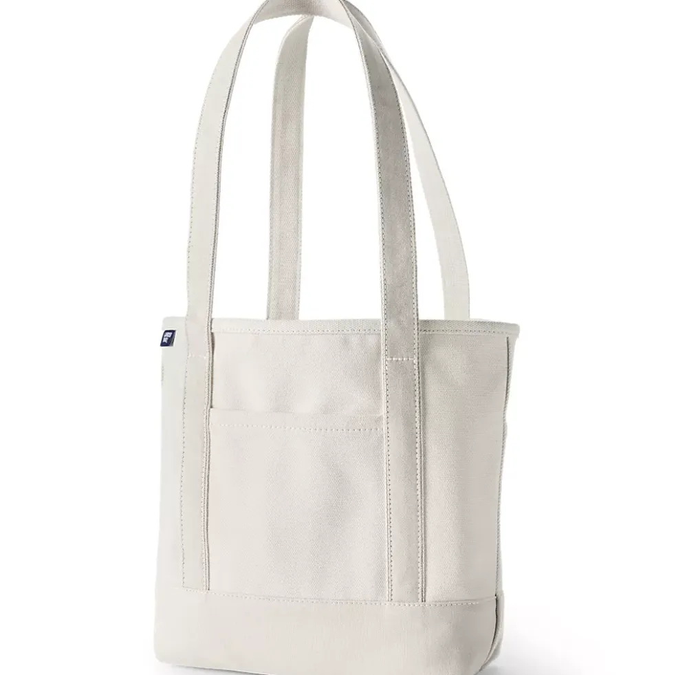 Medium 5 Pocket Open Top Canvas Tote Bag