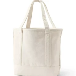 Medium 5 Pocket Open Top Canvas Tote Bag