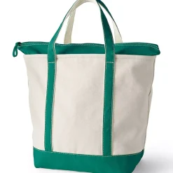 Medium 5 Pocket Open Top Canvas Tote Bag