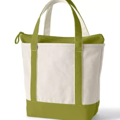 Medium 5 Pocket Open Top Canvas Tote Bag