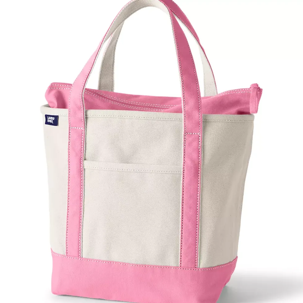 Medium 5 Pocket Open Top Canvas Tote Bag