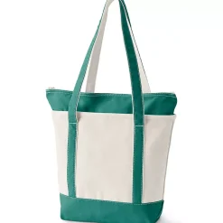 Medium 5 Pocket Open Top Canvas Tote Bag
