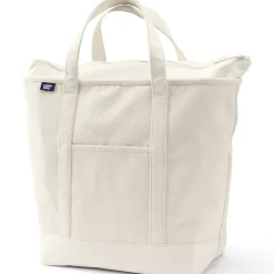 Medium 5 Pocket Open Top Canvas Tote Bag