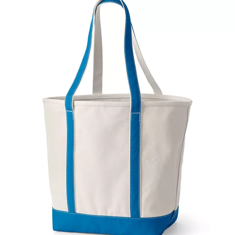 Medium 5 Pocket Open Top Canvas Tote Bag