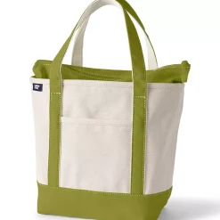 Medium 5 Pocket Open Top Canvas Tote Bag