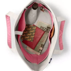 Medium 5 Pocket Open Top Canvas Tote Bag